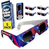 Medical king Solar Eclipse Glasses (5 pack) 2024 CE and ISO Certified Safe Shades for Direct Sun Viewing Approved 2024
