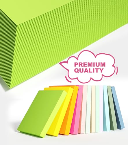 （24 Pads） Rhawom Sticky Notes,3x3 in Colorful Post Notes,Super Sticking Power,12 Aesthetic Colors,Pretty Sticky Notes 45 Sheets/pad,Bulk Pack image 6