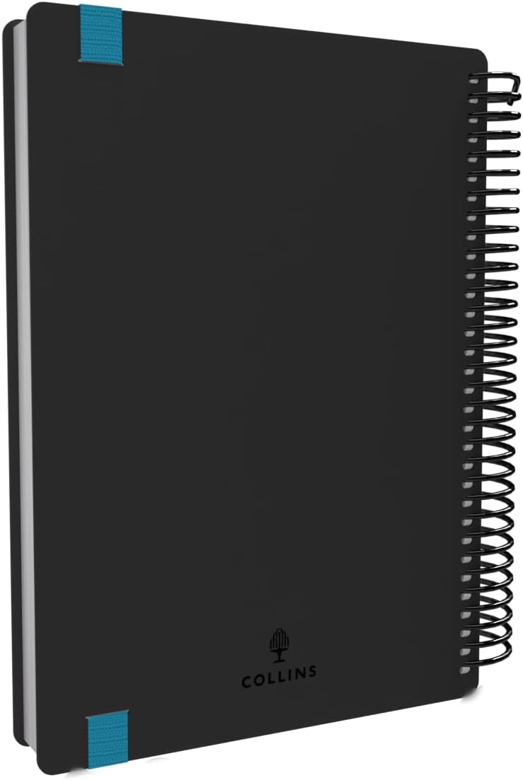 Collins Delta Mid Year Diary Planner A5 Day To Page Academic Year 2024-25 - Blue - Daily Mid Year Journal for Students, Teachers and Academics - FP51M.60-2425 - August 2024 to August 2025