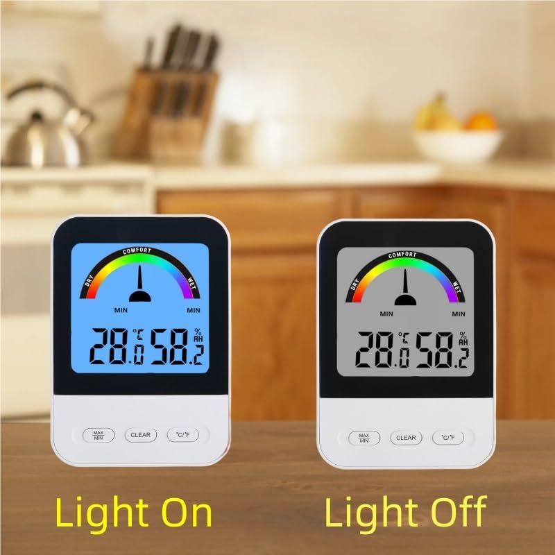 Digital Humidity Temperature Meter Room Dry Wet Comfort Guide