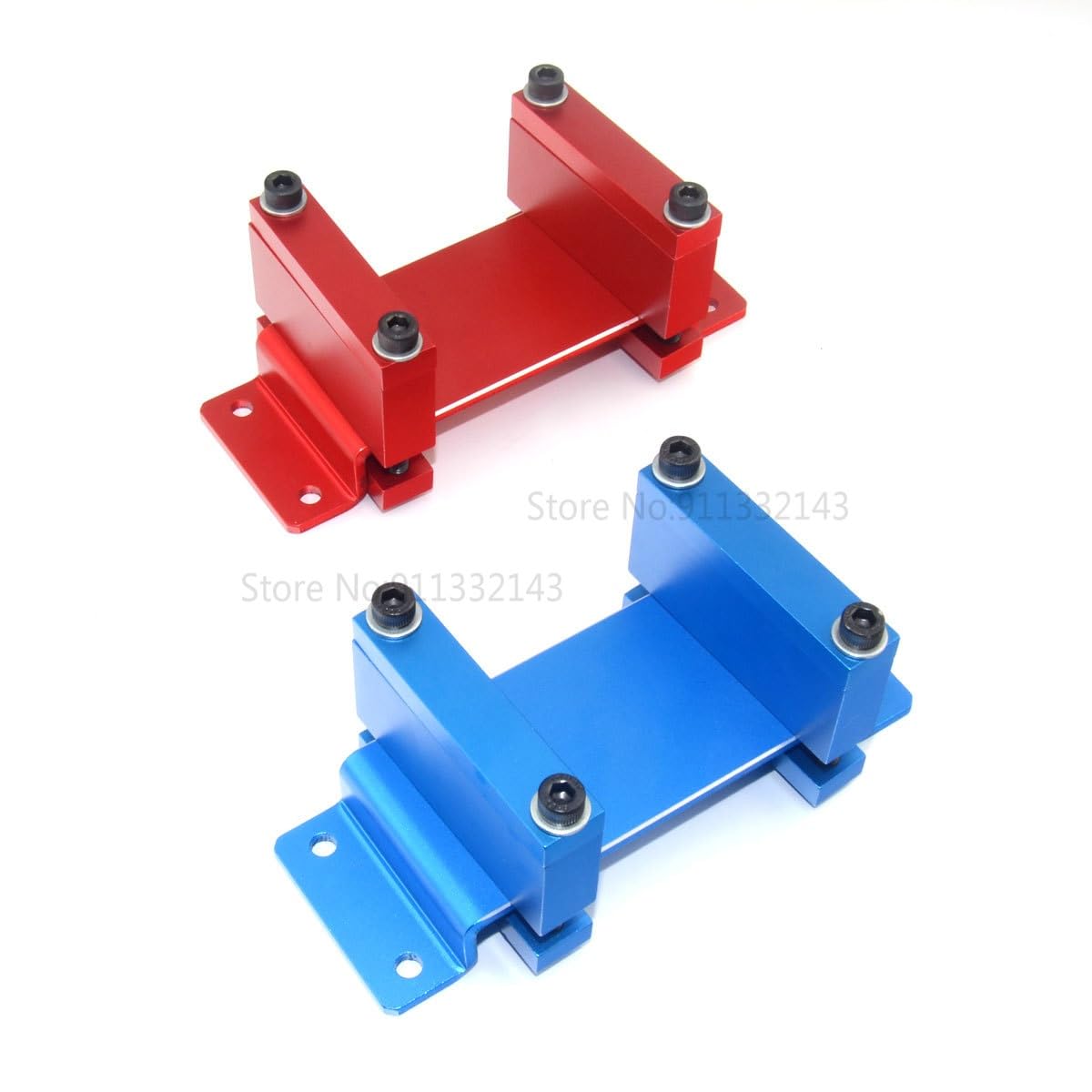 Banco de Pruebas de Motor de Gasolina Banco de rodaje Motor de metanol for aeromodelos RC CNC Aeromodelo(Red)