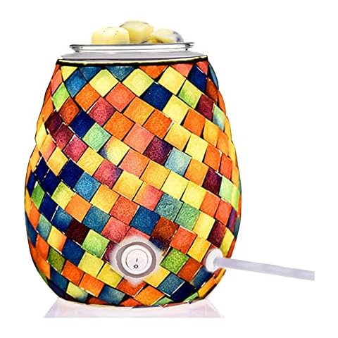 Glass Electric Wax Melt Burner Oil Burner Warmer Melter Fragrance Oil Burner for Home Office Bedroom Living Room Gifts And Decorations Cover