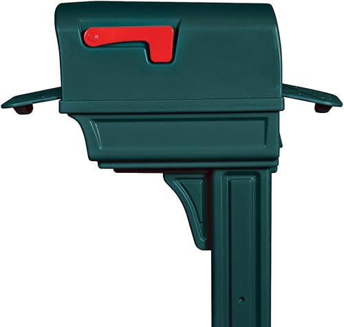 Miniatura 6 de Rubbermaid - Conjunto de buzón de correo y poste de plástico grande de lujo GGC1M0000