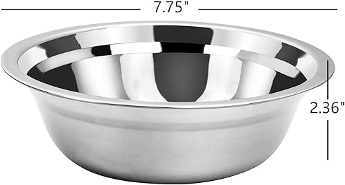 Miniatura 2 de Tazones para mezclar ensaladas, cuencos de acero inoxidable, juego de 6