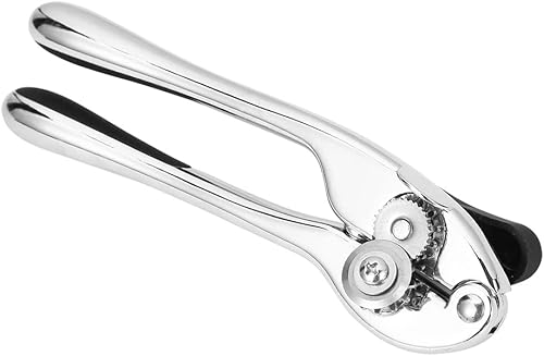 Miniatura 4 de Abrelatas manual, abrelatas manualabrebotellas para cocina y restaurante, mango suave y cómodo, hoja afilada de acero inoxidable, con perilla