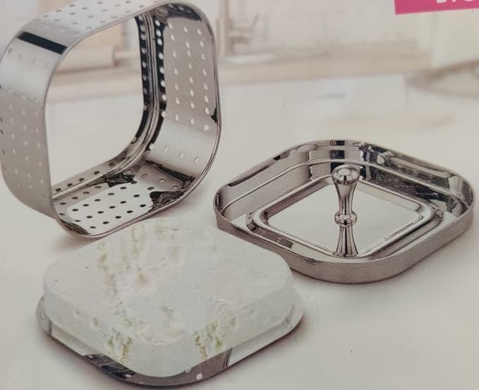 champriti Paneer Maker Mould, Stainless Steel, 400ml Capacity, 1 Pieces with Free Cheese Cloth (B0D4QVKSPS) Amazon Price History, Amazon Price Tracker