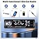 CAMECHO Autoradio 1 Din Bluetooth 5.0 mit Handyhalterung, Autoradio mit Bluetooth Freisprecheinrichtung, MP3 Tuner mit U Disk/FM/TF-Karte/AUX/2 USB 7 Backlight, 4 * 45W