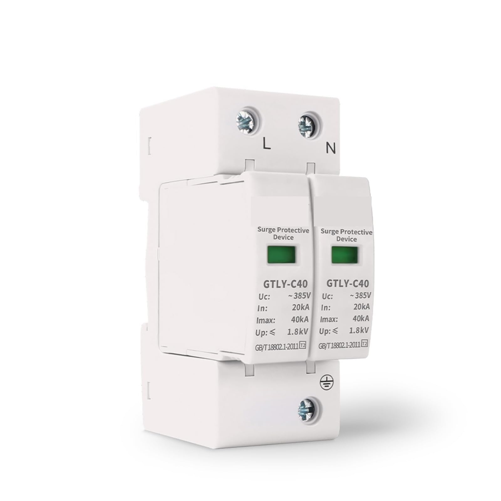Protector de sobretensiones AC 2P 385V para proteger tus electrodomésticos de rayos 4