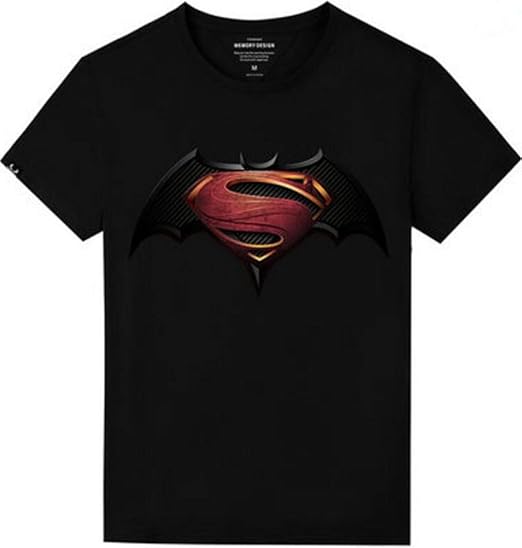 Adult Men's Relaxed Batman V Superman Casual Cotton TShirt