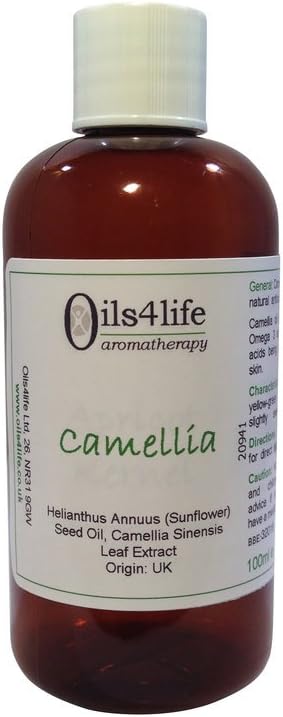 100ml Camellia Oil - Camellia Sinensis Leaf Extract infused in sunflower
