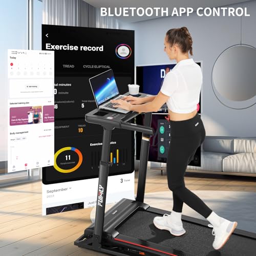 Caminadora con escritorio ajustable y capacidad 300 lb miniatura 5