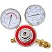 XtremepowerUS Oxy Acetylene Welding Cutting Torch Brazing with 3 Nozzle 15' ft Hose Gauge Regulator Set Carrying Case