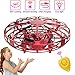 Produktbild Bdwing Mini Drohne für Kinder & Erwachsene, UFO Spielzeug RC Fliegender Ball mit LED Licht, handbetriebene einfache Indoor Outdoor kleine Kugel Fliegende (rot)
