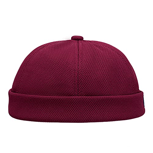 Image of CLAPE Watch Cap Work Beanie Corduroy Docker Leon Brimless Hat Rolled Cuff Harbour Hat