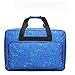 Sewing Machine Tote Bag, Foldable Sewing Machine Carry Case, Padded Storage Cover Carrying Case with Pockets and Handles (Blue)