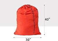 Vista 9 de Bolsa de lavandería extra grande para viaje con cierre de cordón, se adapta a una cesta de lavandería o canasta para dormitorio universitario