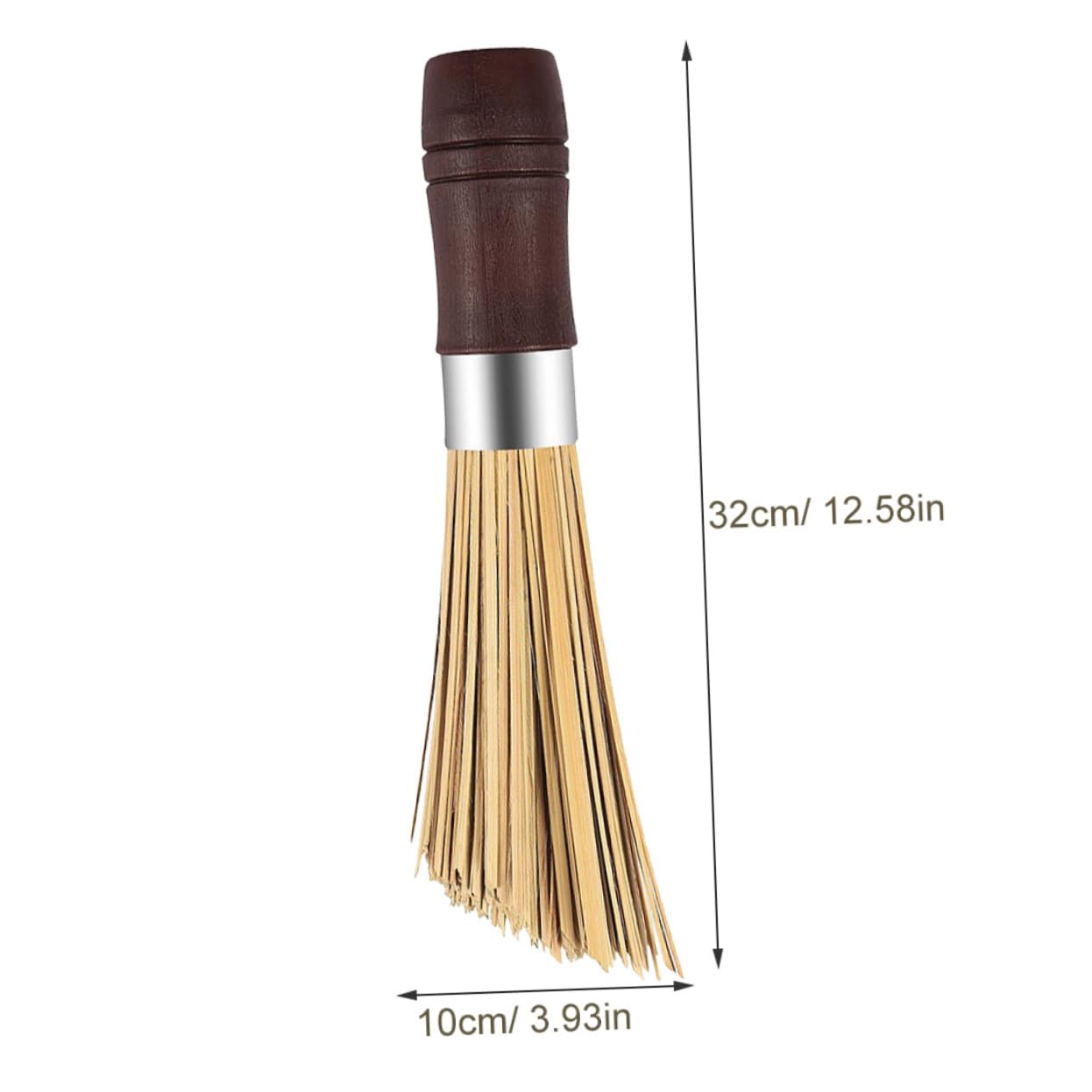 Ciieeo Multi-Purpose Pot Brush Bamboo Dish Cleaning Brush Handles for Kitchen Non-Abrasive for Pots Woks Cookware