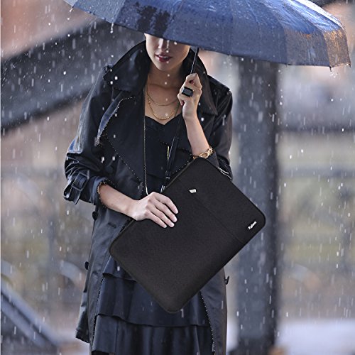 Laptop Sleeve,Egiant Water Resistant Protective Case Bag Compatible 11.6 Inch Stream 11,Mac Air 11,Mac 12 Retina,Tablet,Surface Pro 3 4 5 6 7,Chromebook 11,11.6 Inch Notebook Computer Cover-Black #TOP6