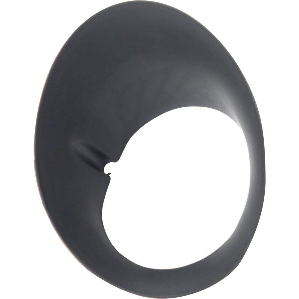 Evan Fischer Front Fog Light Trim Compatible With 2002-2008 Dodge Ram 1500, 2003-2009 Dodge Ram 2500, Textured Black, Passenger Side