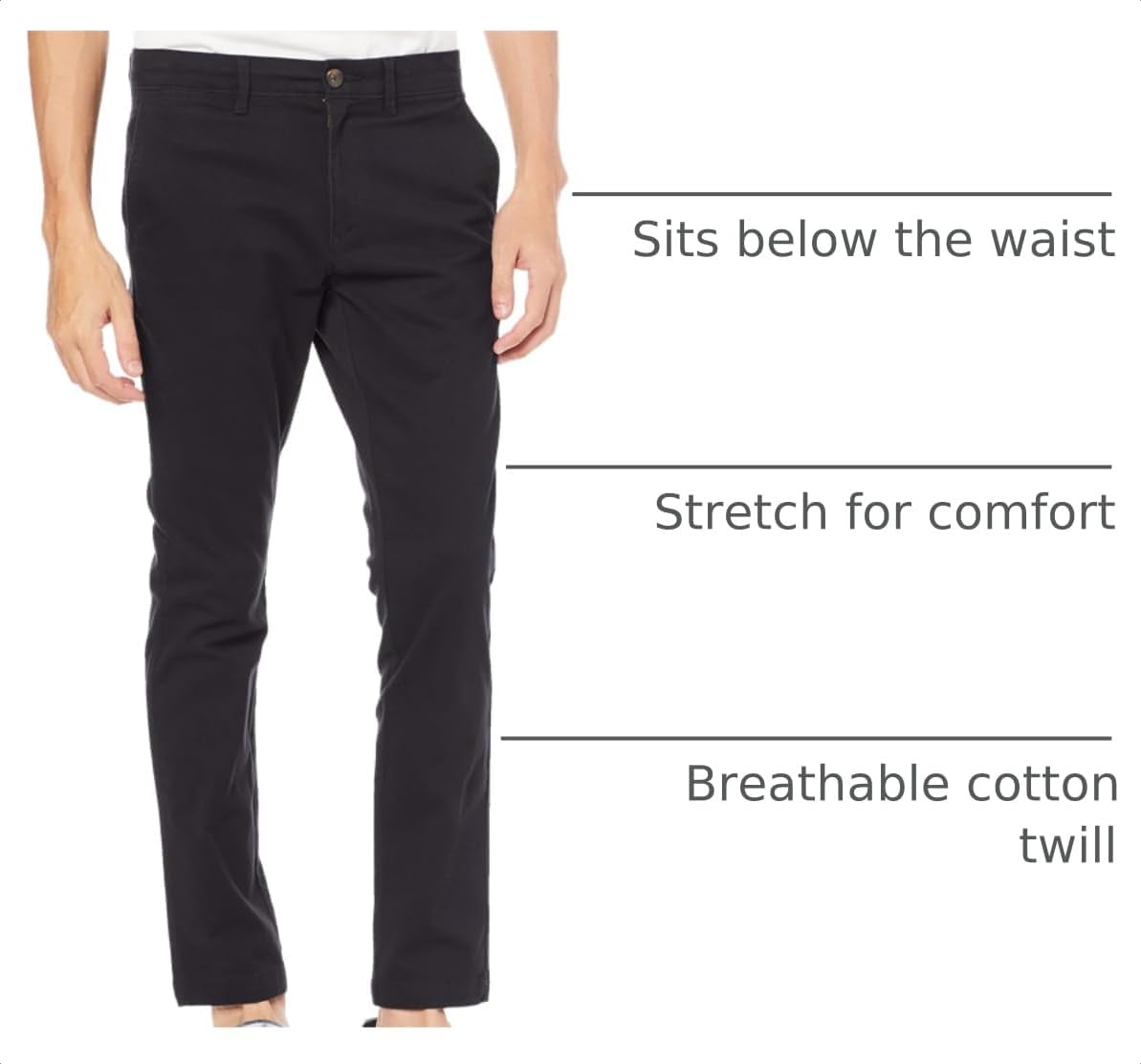 Amazon Essentials Men's Casual Stretch Chino Pant image 4