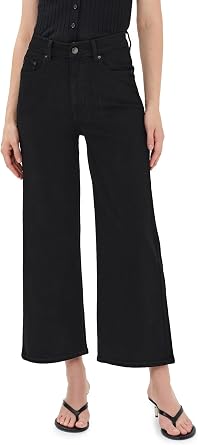 DL1961 Womens Hepburn Wide Leg Vintage Jeans