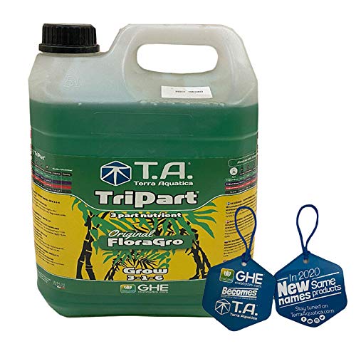 GHE Terra Aquatica Tripart - Fertilizante completo para plantas (3 x 5 L)