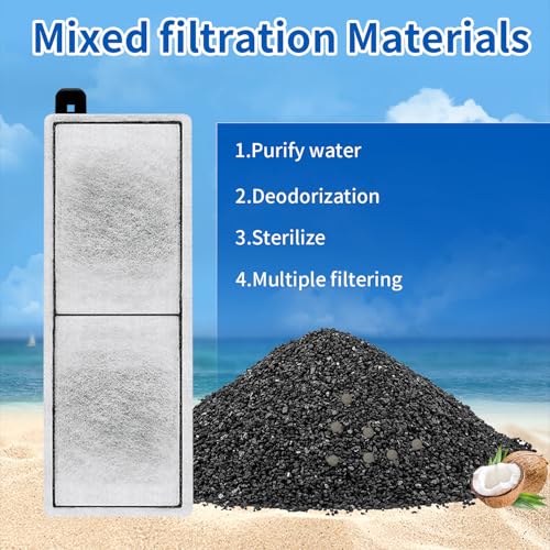 Image of 6 Pack RF-L Large Retreat Filter Cartridges Compatible with Aquarium,Remplacement Aquarium Carbon Cartridge