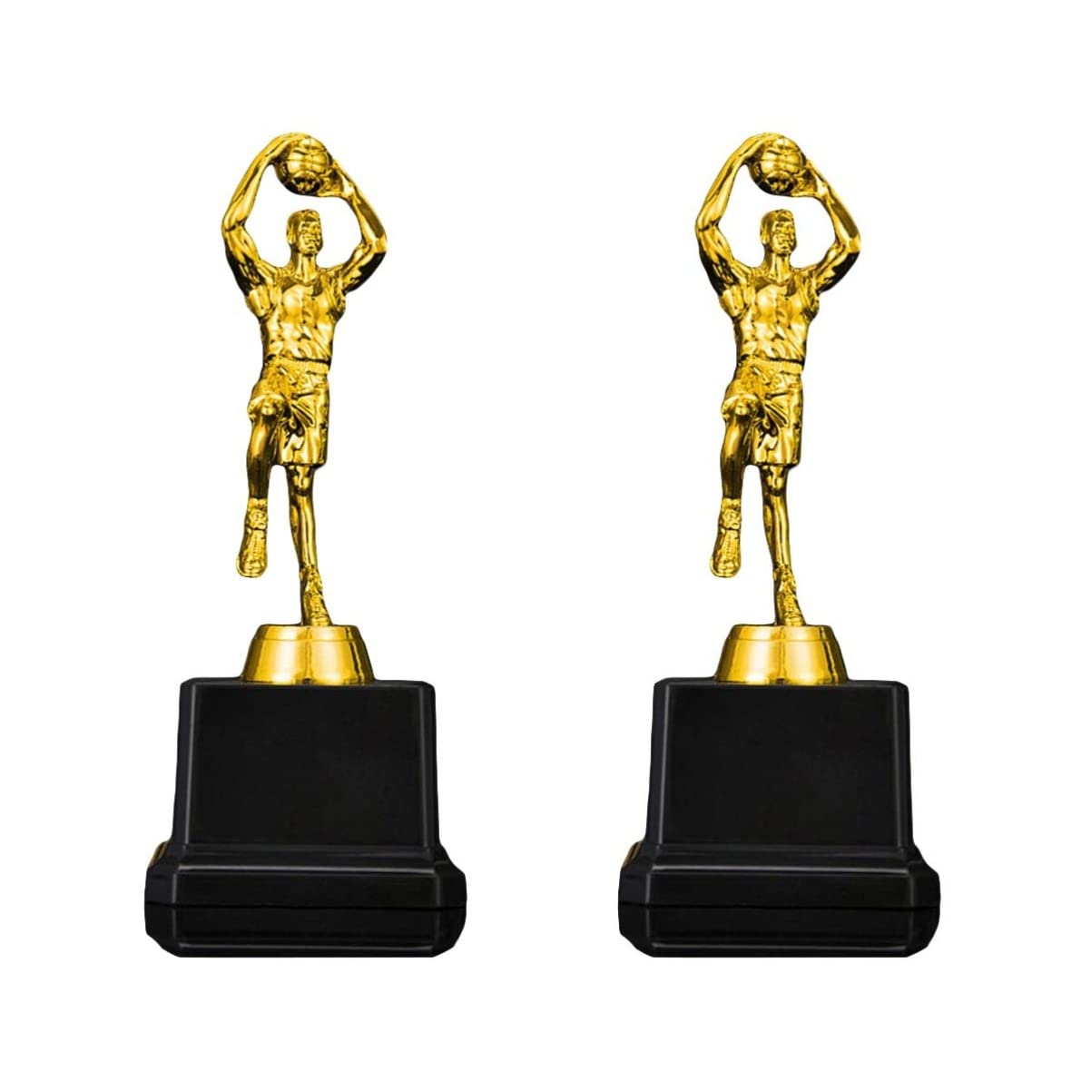 Toyvian 2pcs Game Trophy Basketball