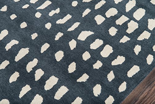 Novogratz DELMADEL11BLU2380 By Momeni Delmar Boho Dots Hand Tufted Wool Area Rug, 2'3 Inch X 8' Runner thumb #3