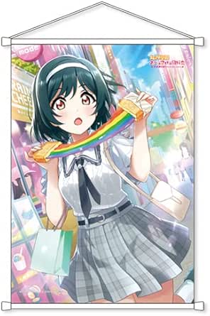 KADOKAWA ラブライブ!虹ヶ咲学園スクールアイドル同好会 空想世界旅行 三船栞子in韓国 B2タペストリー 約H72.8×W51.5cm スエード製