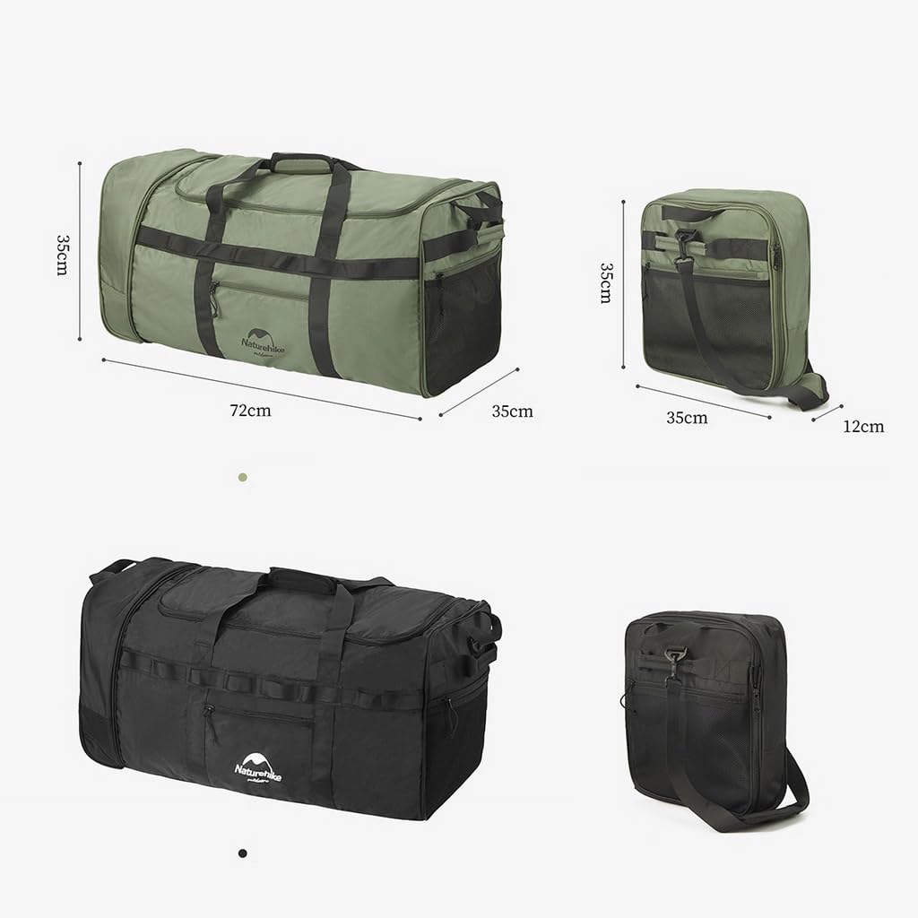 Amazon | Naturehike スポーツキャンプ用車輪付きキャリーバッグ 2輪