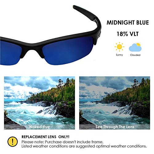 Image of BLAZERBUCK Anti-salt Polarized Replacement Lenses for Oakley Bottle Rocket OO9164