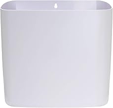 Blue Donuts Lint Bin for Laundry Room, Space Saving Magnetic Lint Bin, Dryer Lint Bin, Wall Hanging Lint Holder Bin for Laundry Room, White Lint Bin