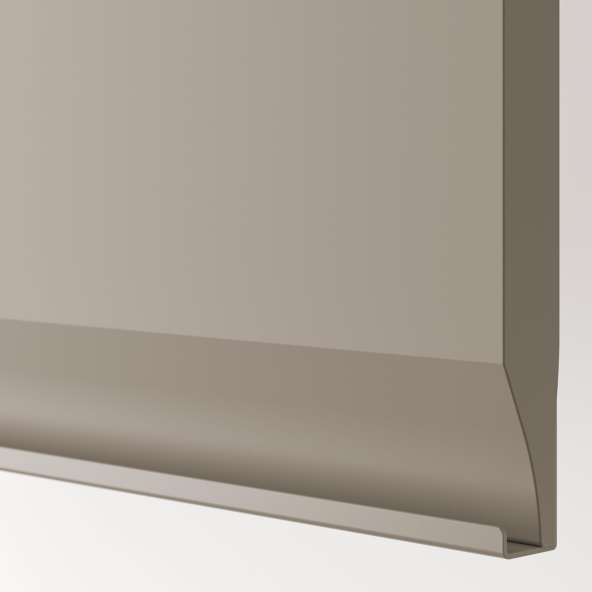 ProTuning METOD High Cab f Refrigerator/Freezer with 3 Doors White/Upplöv Matte Dark Beige, 60x60x220cm on Fridge.com