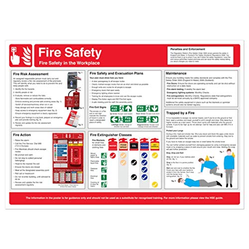 Panneau de sécurité incendie A2 Vsafety signalisation murale rigide 420x594 mm