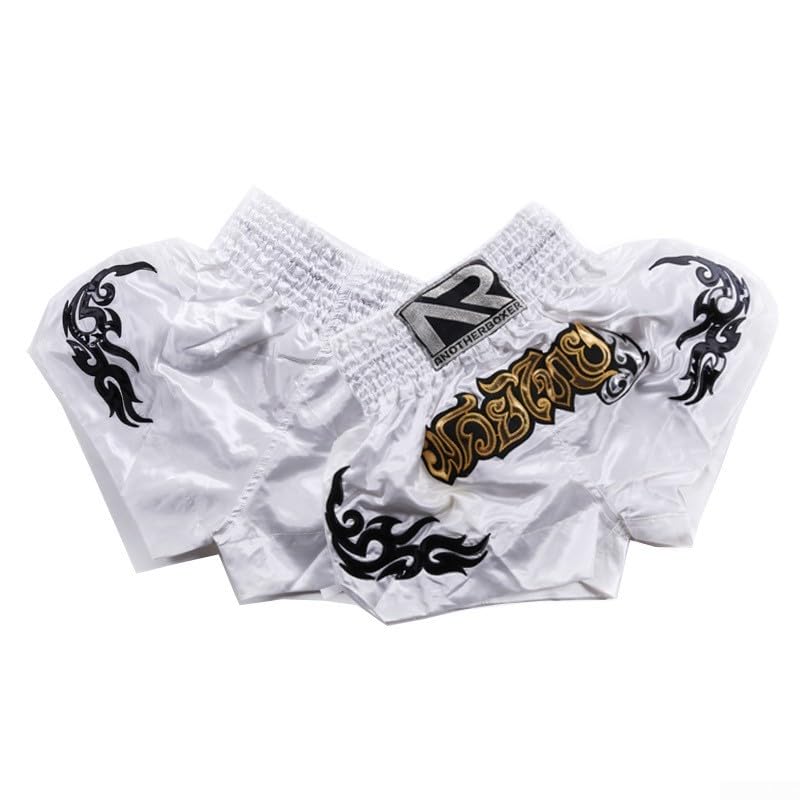 Anotherboxer - Pantalones cortos de boxeo para mujeres y niños, para entrenamiento de Muay Thai, diseñados con mezcla de fibra para mayor comodidad y transpirabilidad