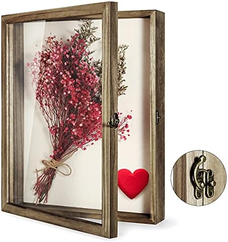 Tj Moree Shadow Box Display Case 13 X 16 Flowers Shadow Box Frame With Glass Window Picture Frame Wedding Bouquet Memorabilia Medals Photos Memory Box For Keepsakes Amazon Sg Home