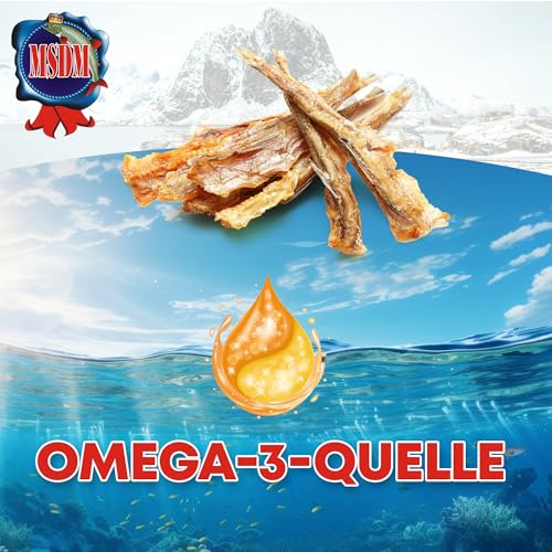 Großschuppen Eidechsenfisch 1kg - Fisch Jerky I High Protein I Snacks I Trockenfisch Omega 3 I Beef Jerky , Trockenfleisch & Chips Alternative
