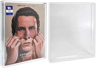 Malko Premium Acrylic Protector Display Case for Steelbook & Slipcover Blu-Ray or 4K UHD Movies - 2 Pack