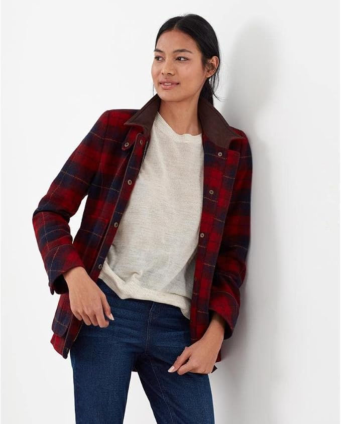 Joules Womens Fieldcoat Tweed Jacket 