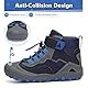 Mishansha Wanderschuhe Jungen Leicht Trekkingschuhe Kinder Outdoorschuhe Flexibel Atmungsaktiv Sportschuhe Wanderstiefel Marineblau 31 EU