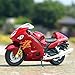 HOPEYS Motorcycle 1:18 for Suzuki Hayabusa GSX-1300R Motorcycle Series Alloy Motorcycle Toy Miniature Motorcycle Gift ratios (Color : Red)