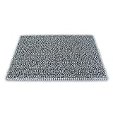 KAISER PLASTIC® Fußmatten | für außen und innen | 40 x 60 cm | Stein Grau