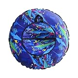 Vmiorzq Strapazierfähige Schneeröhren | 104 cm Aufblasbares Schlauchboot Mit Griffen - Schlitten für Erwachsene | für Outdoor Erwachsene Camping Angeln Rasen Kinder Weihnachten Pool Winter