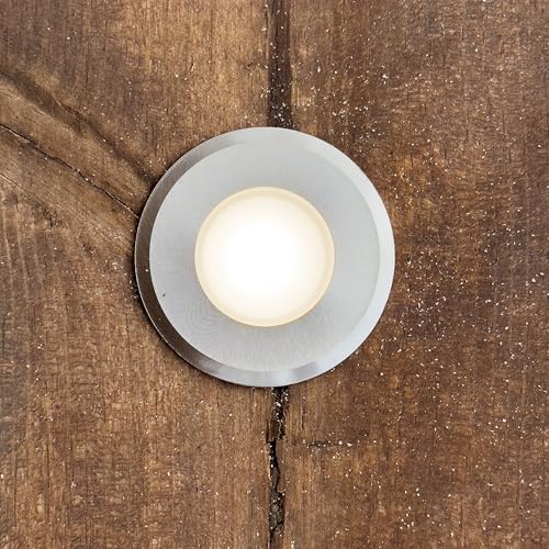Lumières de jardin LED large diffusion avec finition argent