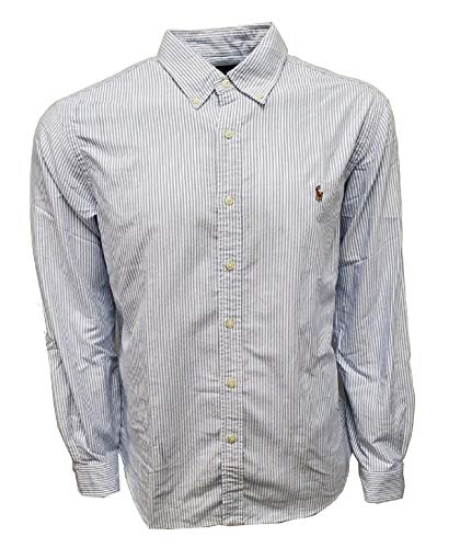 Chemise Ralph Lauren homme coupe ajustée en taille S - Modèle bleu ciel intemporel