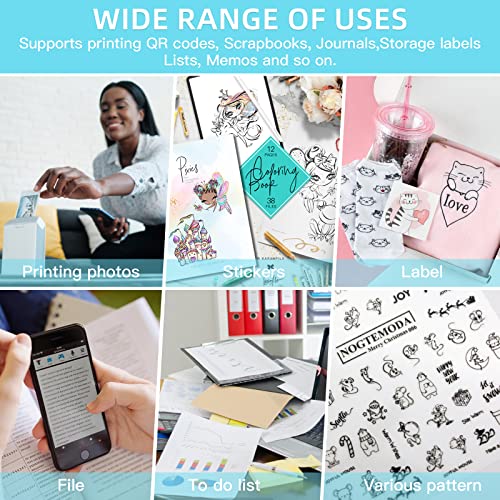 REAQUE P1 Stampante Termica Bluetooth Wireless