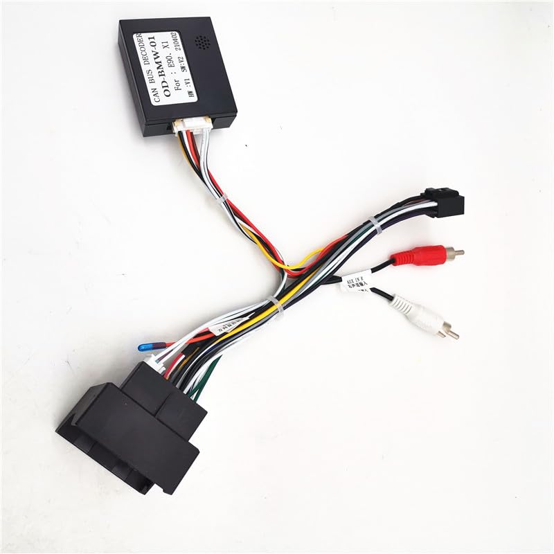 1pcs Car Stereo for Audio 16pin Android Power Cable Adapter with Canbus Box for BMW X1 E90 Power Cable Wiring Harness - Cables, Adapters & Sockets -