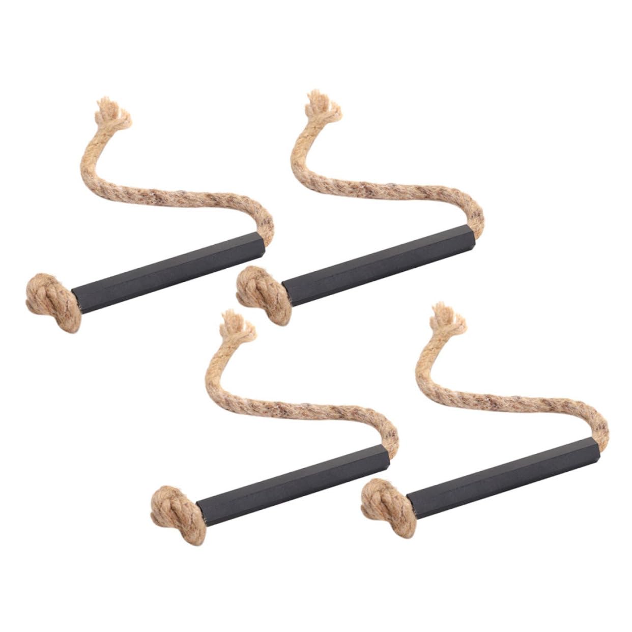 BESPORTBLE Outdoor Fire Starter 4pcs Beeswax Twine Ropes Compact Essential for Camping Emergencies
