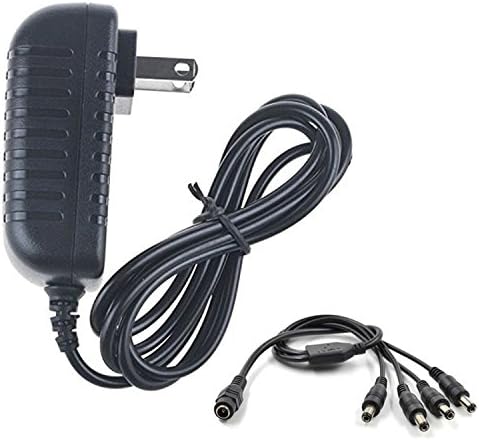 Miniatura 1 de Accessory USA - Conector divisor de 4 vías de 12 V 2 A adaptador de CA / DC para cámaras de seguridad de 12 V CC 2000 mA
